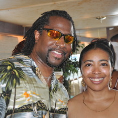 Tammie and Wayne - Jackson Birthday Boatride 2010