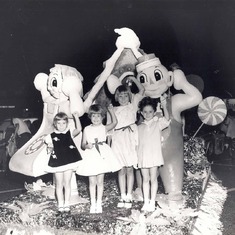 1966 Circa age 6 on Parade float