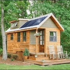I remember you always talking about tiny houses... i will build one and name it tanna
