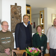 Tapan with Professor Asko Parpola, discussing Indus scripts and Sindhology (Helsinki 2011)