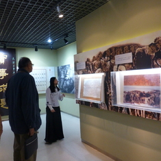 At a history museum in China, 2014
