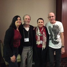 Cary, Mark Ryan, Pam Stockton and Tav at the Adventure of Self-Discovery weekend, Houston 2016