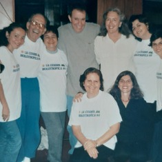 Grupo de brasileiros na Certificação em La Cumbre, Argentina, outubro 1999. Por Márcia Araújo