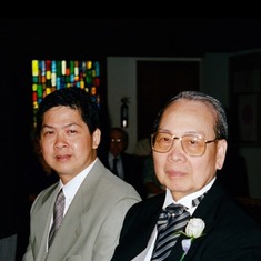 cousin Ming and Dad