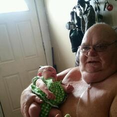 Dad with baby
