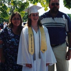 mom dad me hs graduation