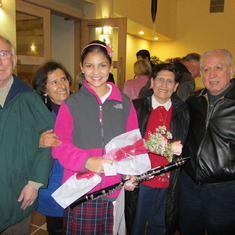 Jorge, Nila, Mikayla, Teresa, Miguel December 2011