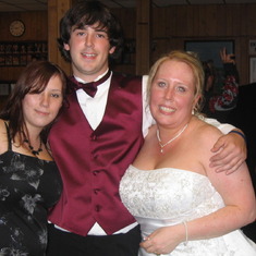 Son-Daughter- and neice Candi on her wedding day