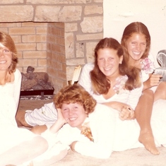 Terre with cousins Debbie, Pam & Sandi