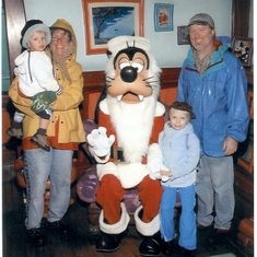 Terre's family at Disneyland