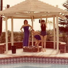 Cousins Debbie & Sandi with Terre in Yorba Linda, CA.