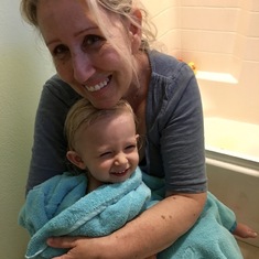 Bathtime with Grandma 