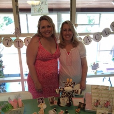 My baby shower for Holly at Auntie Dee's house May 2014