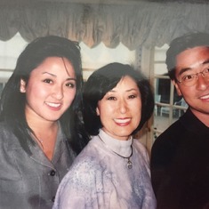 My mom with her mom and brother