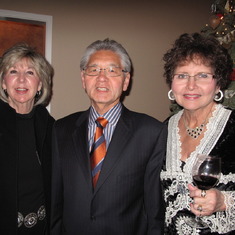 Wally with Terry & Sherry Peris at Darin & Debbie's Christmas party - she always made us laugh.  She was an amazing mother, daughter and friend who will be deeply missed.
Our sympathy to all her family who loved her so much.  Jan