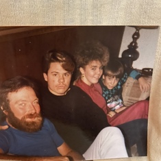 Terry and his children 1989