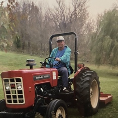 Loved his tractor my 