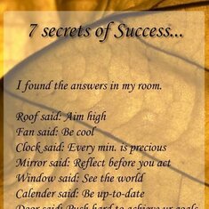 7 Secrets of  Success