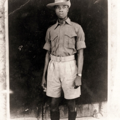Daddy as a young soldier