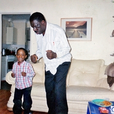 Uyi dancing with grandpa