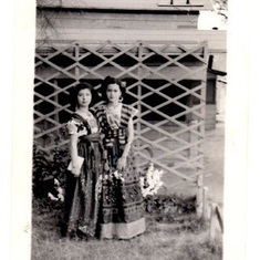 Auntie Thelma and Auntie Em, March 1941 - shared by Ruth DeFraga