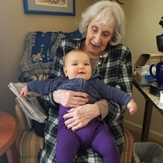 Gram and great grandson Lucca!