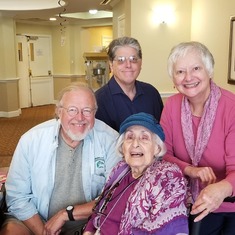 Thelma's 95 Birthday
Robin, Dennis, Patricia and Thelma