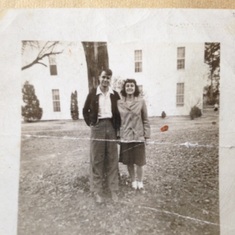 Dad and Mom at Maryville College. 