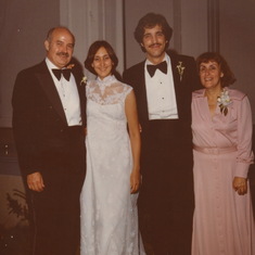 Mom and Dad at Susan and Ken's wedding, July, 1977