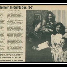 Little Women, 1980 Main stage, Quirk Theatre