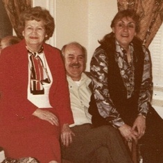 Mathiel, Fred, and Thelma, October 1977