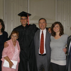 Joshua's College Graduation, May, 2008