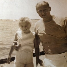 dad and barb toms river NJ bay
