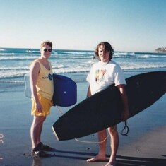 Ted and Bob in their glory days in PB
