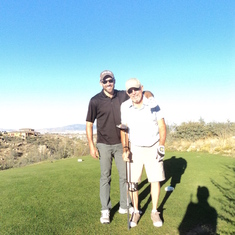 Golf with the "old guy" Prescott, AZ October 2014
