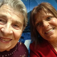 Mom & Denise at the boy's dance, March 2018.