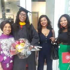 Mum at grand daughter Chioma’s graduation 
