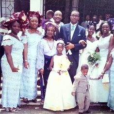 Mum at son Nduka’s wedding 