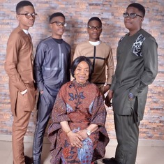 Mum with Grandsons