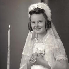 Theresa 1st Communion, 1949