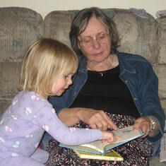 Theresa with her granddaughter Rachel, 2008