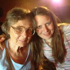 Theresa with daughter Francine, September 2013
