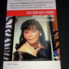Thank you wbls107.5 for this tribute to our mom awesome miss you mommy