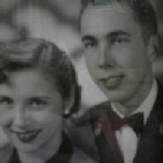 Mom and Dad on their wedding day, November 27, 1951