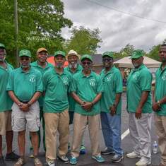 Men of Powderly, Christmas Giveaway 2020. Photo: Sherry Williams
