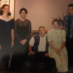 The family at a wedding