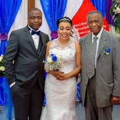 Mr & Mrs Oduwusi and Mr Sawyerr 