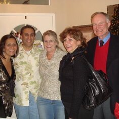 Holiday Party, December 2009 with our dear friends, the McBride's and my BFF, Gail Meeter
