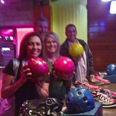 Bowling with our good friends, the Meeter's