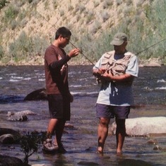 Fishing in Ketchum, Idaho - July 2006